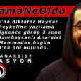 5/5/2021 TURQUÍA – Fue hallado muerto en Estambul Bayram Mammadov – DAF – Bayram Mammadov, anarquista azerbaiyano, torturado y encarcelado durante 3 años en Azerbaiyán por escribir en la estatua del dictador Haydar Aliyev, fue hallado muerto hoy en Estambul.