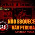 Neste 31 de março, não temos nada a comemorar. Há 55 anos atrás, foi instaurado no Brasil uma Ditadura Militar, que assassinou centenas de pessoas! Apoiados pelo empresariado e pela [&hellip;]